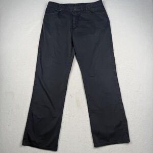 Ermenegildo Zegna Pants Mens 34x30 Gray Cotton Stretch Chino 5 Pocket Casual